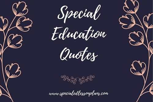 Some Special Education Quotes